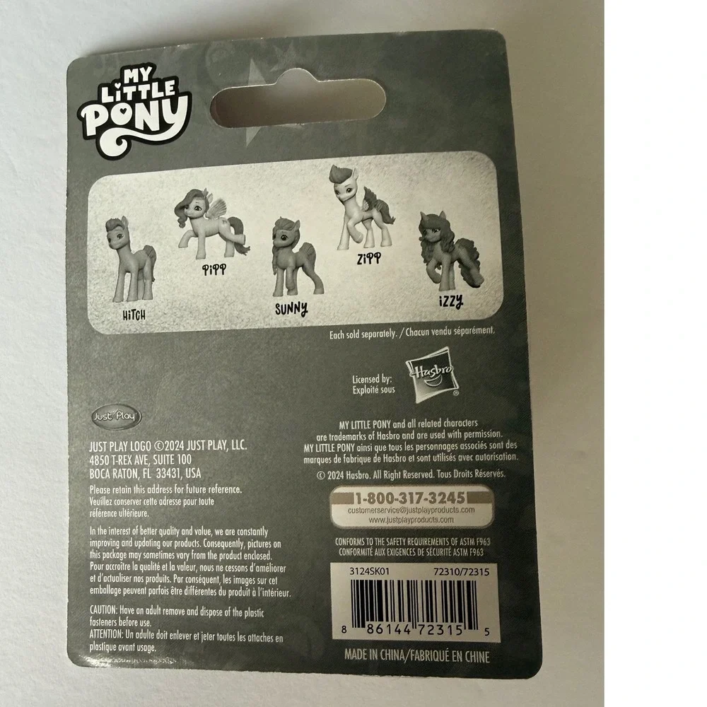 My Little Pony G5 Sunny Starscout Mini Figure with Bonus Card New 2024 Just Play